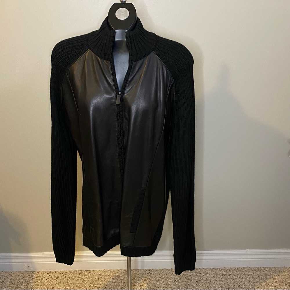 Claiborne Luxe Sweater Coat Full Zip Black Women’s Size Large
